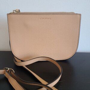 NWOT LO & SONS Waverly 2 Saffiano Leather Purse Crossbody